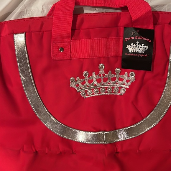 Dress bag By Queens Collection Red with Crown embroideries - Picture 4 of 8